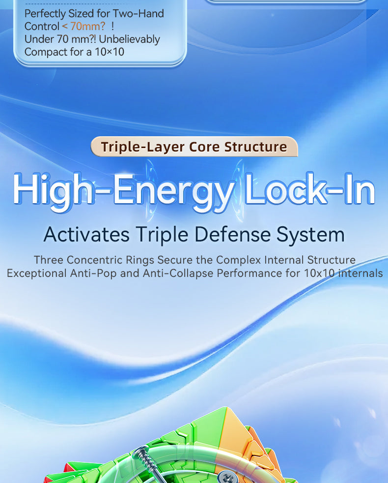 MoYu MeiLong 10x10 V2 (Magnetic, Ball-Core) from KewbzUK Speed Cube Shop 20