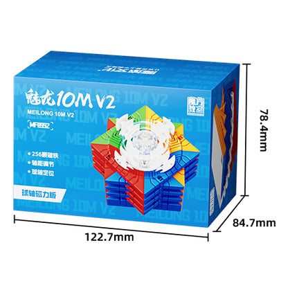 MoYu MeiLong 10x10 V2 (Magnetic, Ball-Core) from KewbzUK Speed Cube Shop 2