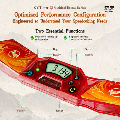 QiYi Timer VermilionBird from KewbzUK Speed Cube Shop 14