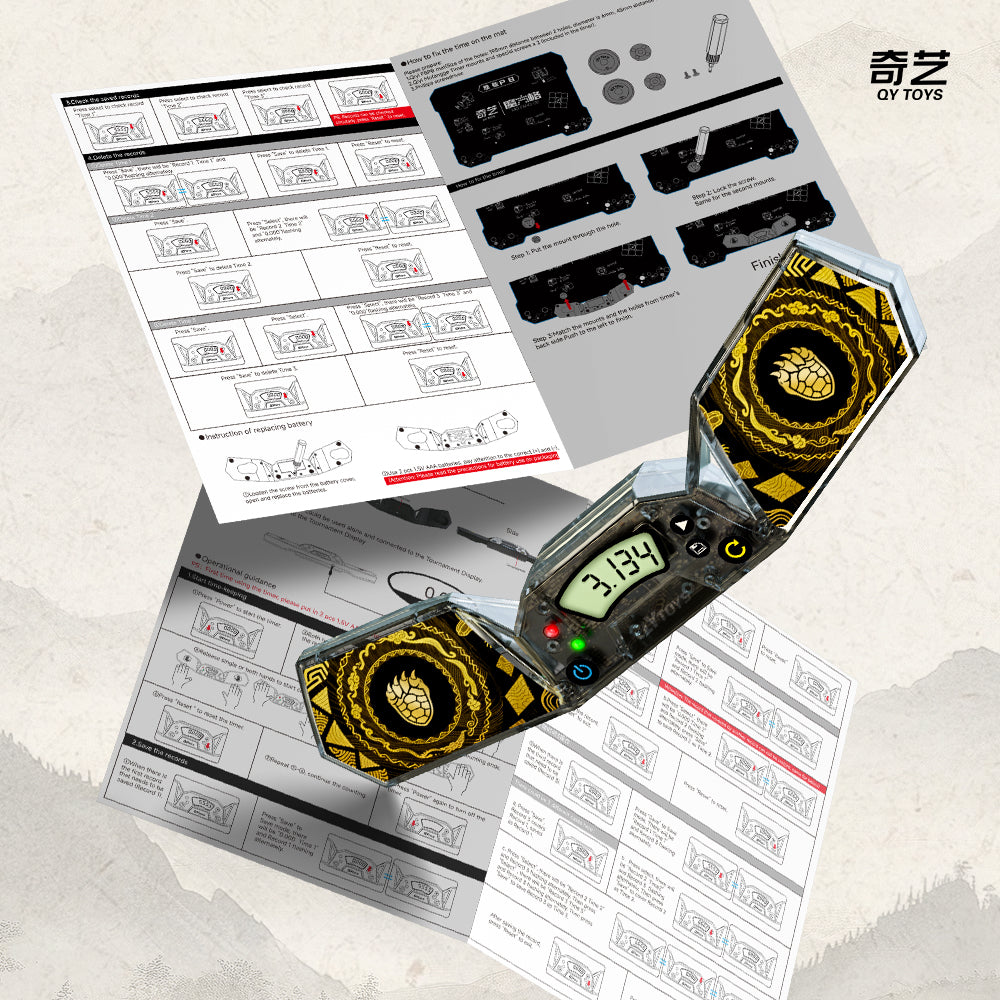 QiYi Timer AzureDragon from KewbzUK Speed Cube Shop 6