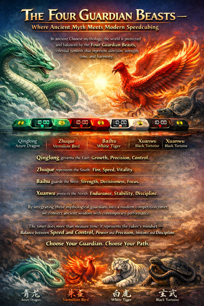 QiYi Timer WhiteTiger from KewbzUK Speed Cube Shop 54