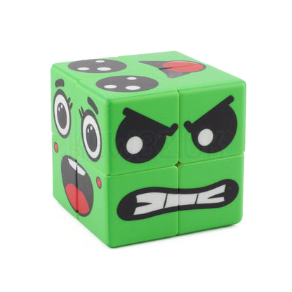 Green Face Cube