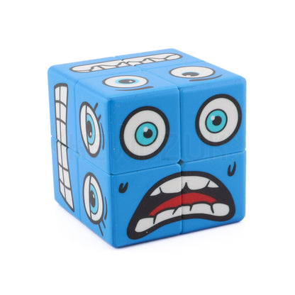 Blue Face Cube