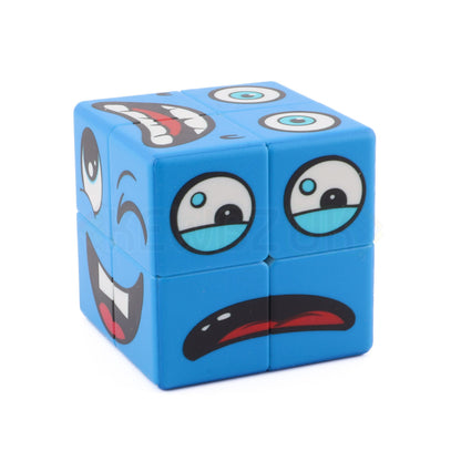 Blue Face Cube