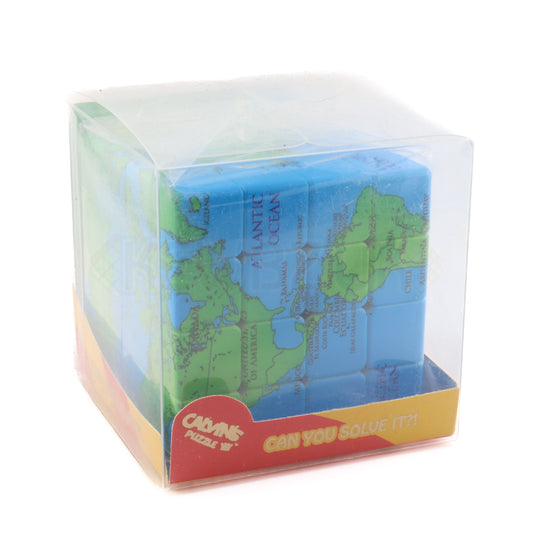 Mappemonde Cube 4x4 (Bordures)