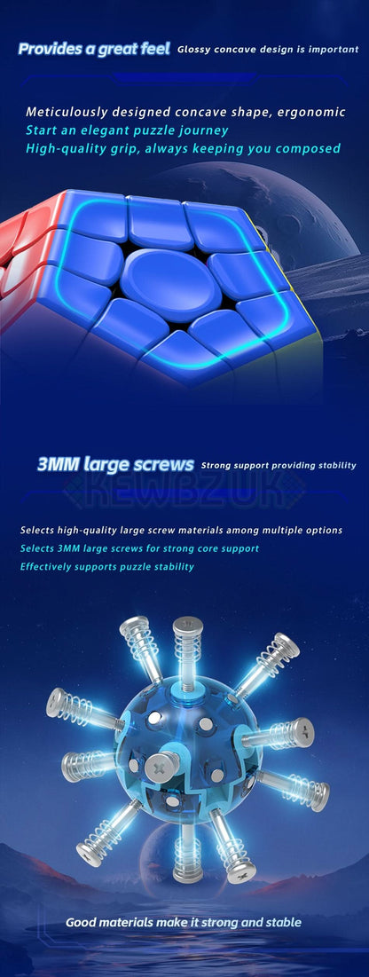 DianSheng Galaxy Megaminx (Magnetic, Ball-Core)