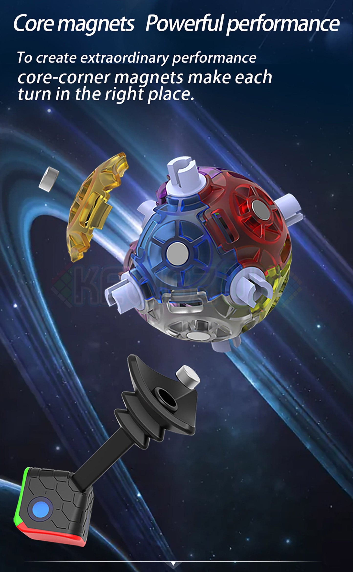DianSheng Galaxy 9x9 (Magnetic, Ballcore)