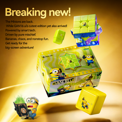 GAN 16 UI Max Minions Edition (Magnetic, Maglev, UV, Ball-Core) 4