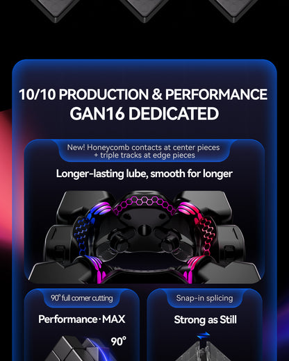 GAN 16 Max (Magnetic, Maglev, UV, Ball-Core)