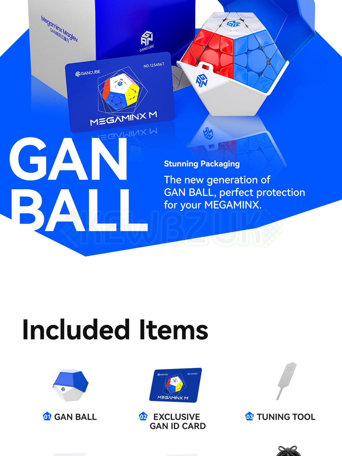 GAN Megaminx V2 (Magnetic, Maglev, Ball-Core)