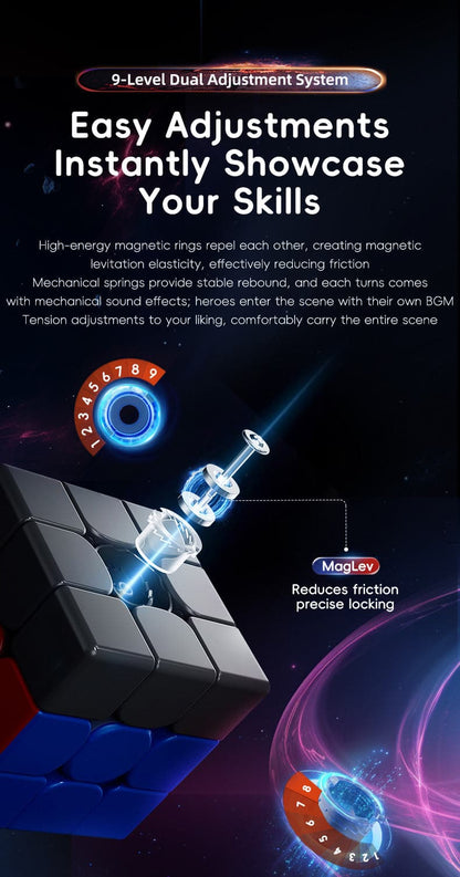 MoYu WeiLong WR M V9 (20 Magnet, Maglev, UV, Ball-Core)