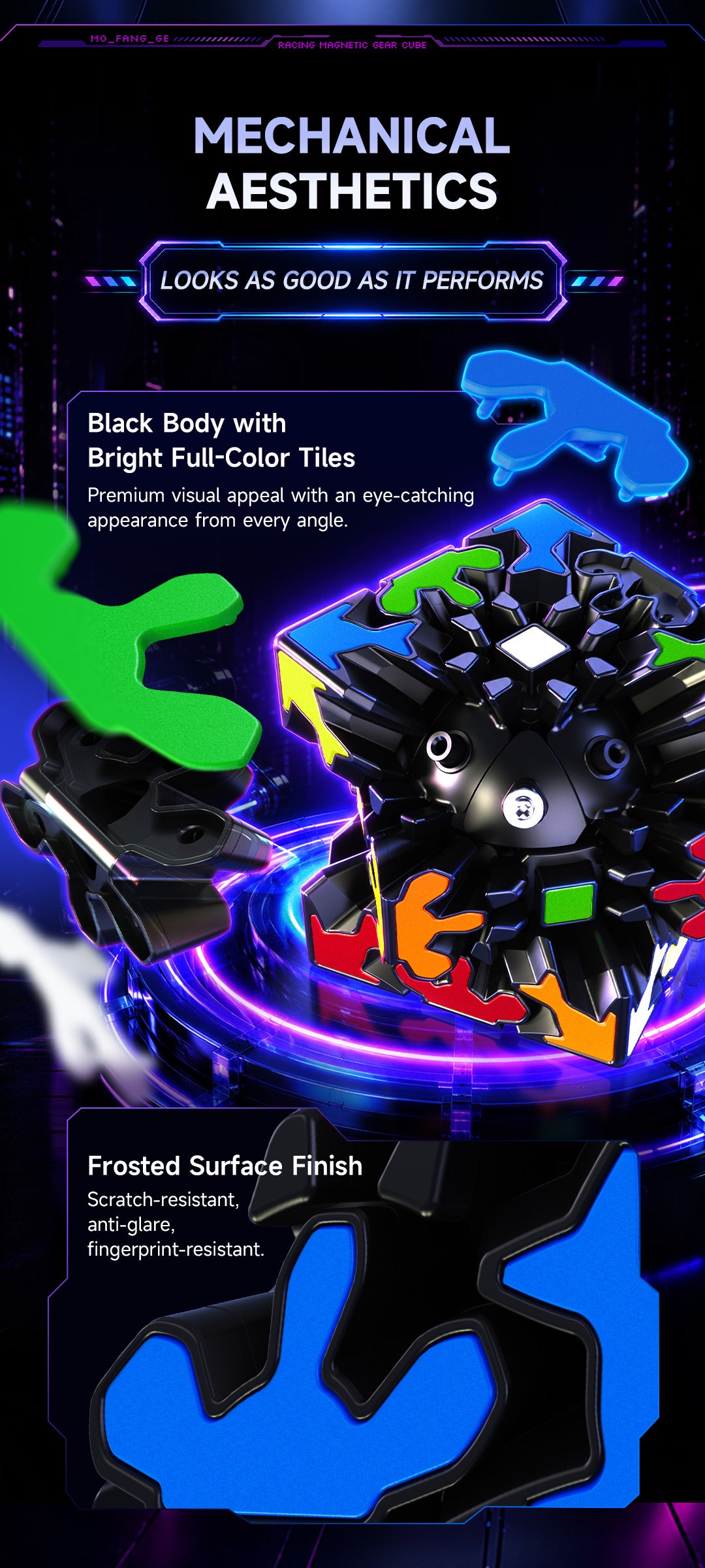 QiYi 3x3 Gear V2 (Magnetic) 24