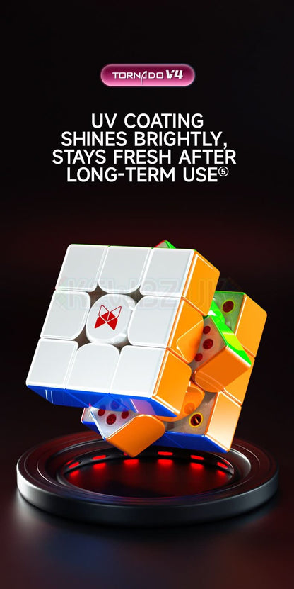QiYi XMD 3x3 Tornado V4 Flagship (Magnetic, Ball-Core)