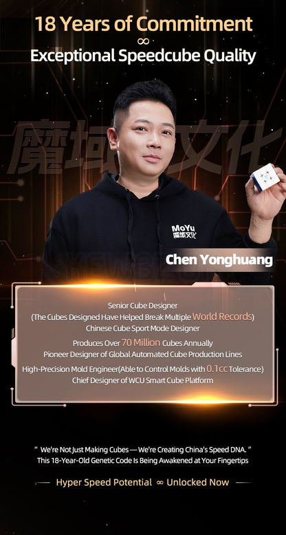 MoYu Super WeiLong V2 Ai Smart Cube (18th Anniversary)