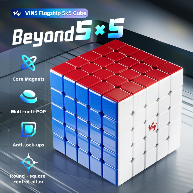 VIN Cube 5x5 (Magnetic, Ball-Core)