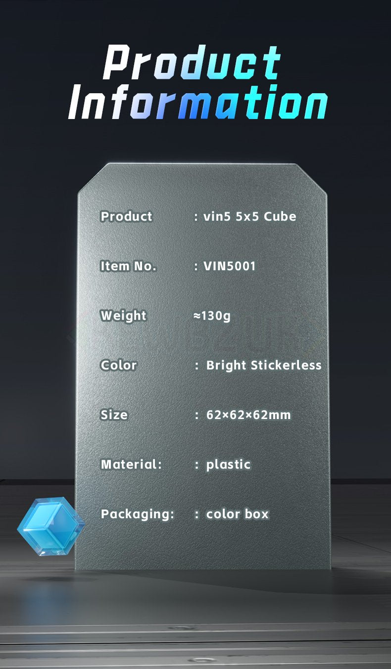 VIN Cube 5x5 (Magnetic, Ball-Core)