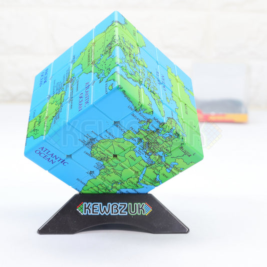 Mappemonde Cube 4x4 (Bordures)