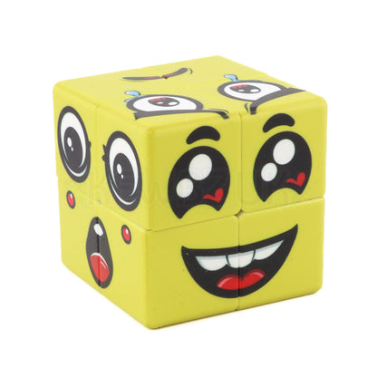 Yellow Face Cube