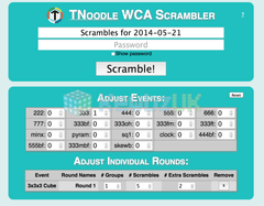 TNoodle WCA Scramble Generator